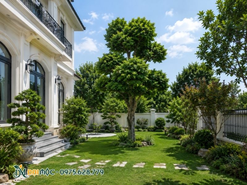Vị trí sau nhà cũng rất thích hợp để trồng cây thị cổ thị